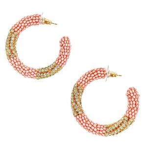 NWoT Deepa Gurnani beaded hoops
